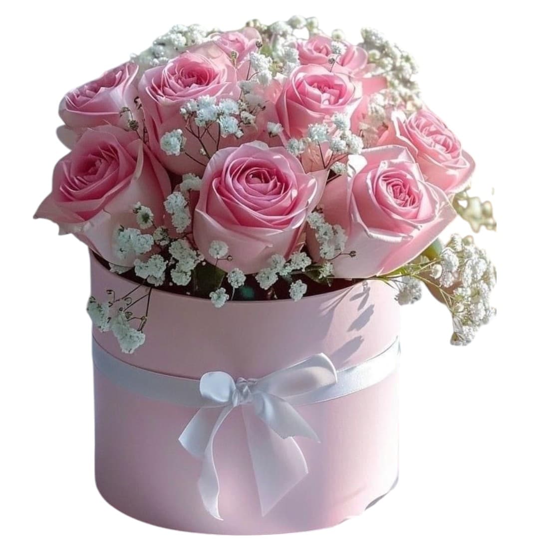 Artificial Rose Flowers In A Box — photo 2 | Planto.ae UAE