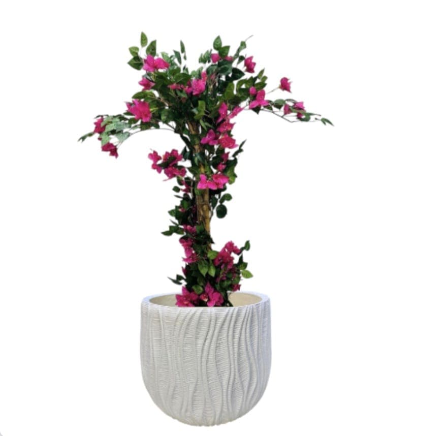 Beautiful Artificial Plant In A Fiber  Pot — photo 2 | Planto.ae UAE