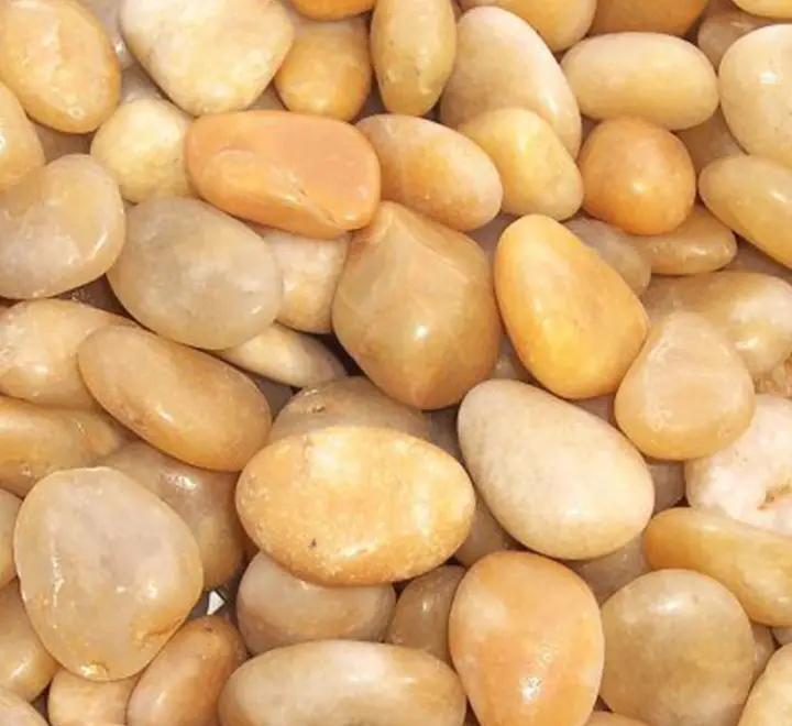 Yellow Pebbles 3-5 cm — Decore And Stones for Dubai & UAE delivery | Planto.ae