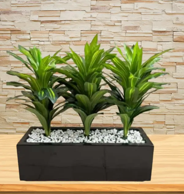 Artificial/Fake Plants In Fiber Box — Artificial Plants for Dubai & UAE delivery | Planto.ae