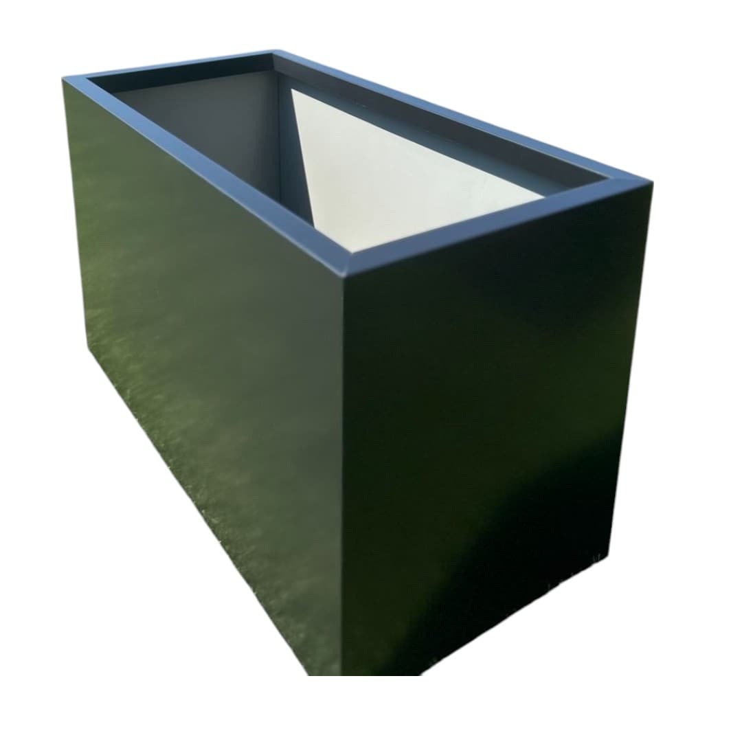 Artificial Fern in Black Rectangular Planter — photo 3 | Planto.ae UAE