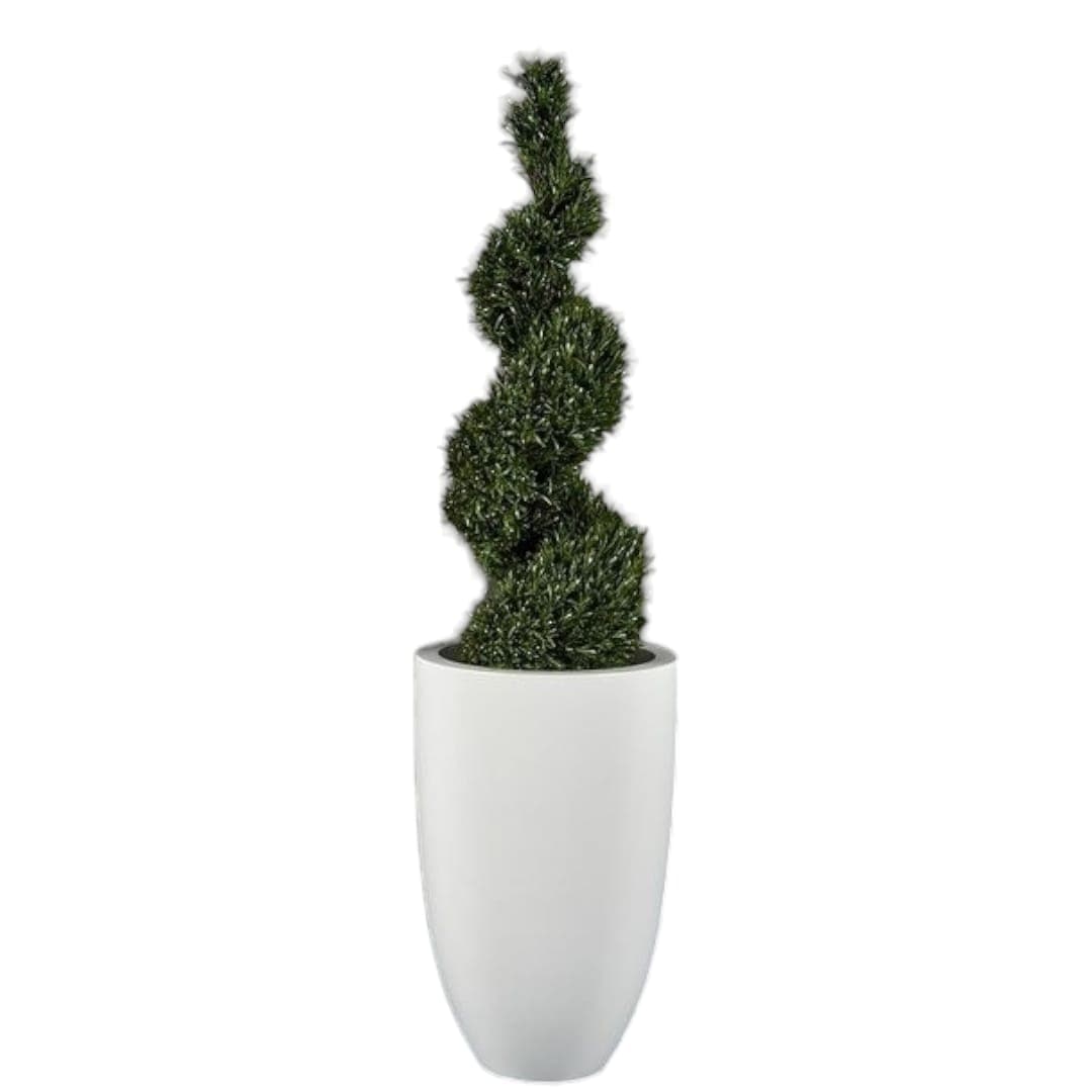 Beautiful Fake Plant In White Ceramic Pot — Artificial Plants for Dubai & UAE delivery | Planto.ae