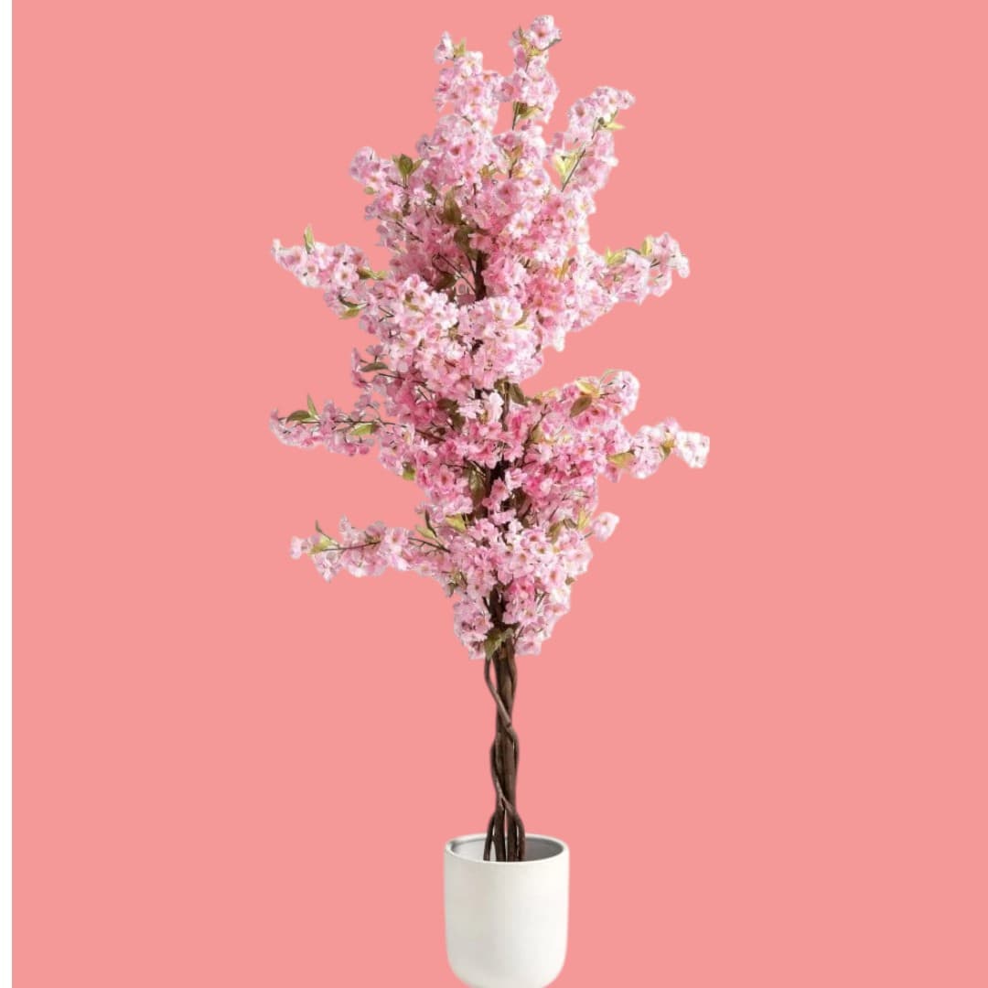 Pink Cherry Blossom Artificial Plant — Artificial Plants for Dubai & UAE delivery | Planto.ae