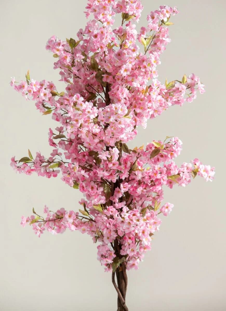 Pink Cherry Blossom Artificial Plant — photo 2 | Planto.ae UAE