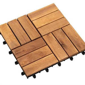 Wood Floor Decking and Patio Interlocking Tile Flooring Pavers For Indoor and Ou — Grass And Tiles for Dubai & UAE delivery | Planto.ae