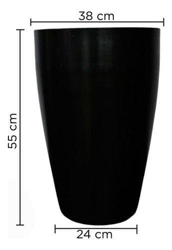 Black Ceramic Pot — Pots And Planters for Dubai & UAE delivery | Planto.ae