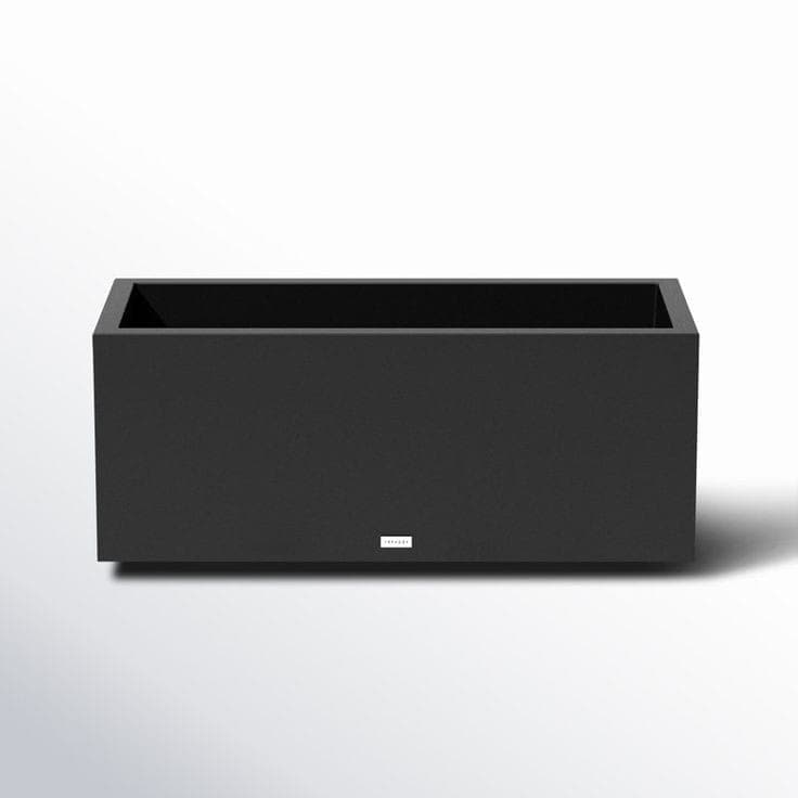 Black Fiber Box Planters — Pots And Planters for Dubai & UAE delivery | Planto.ae