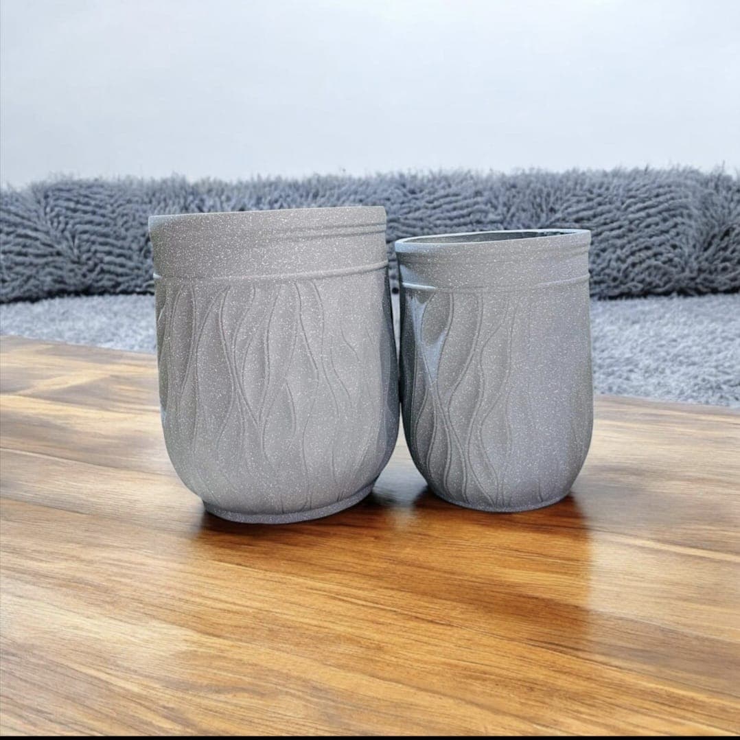 Fiber Pots 2 Planters set — Pots And Planters for Dubai & UAE delivery | Planto.ae