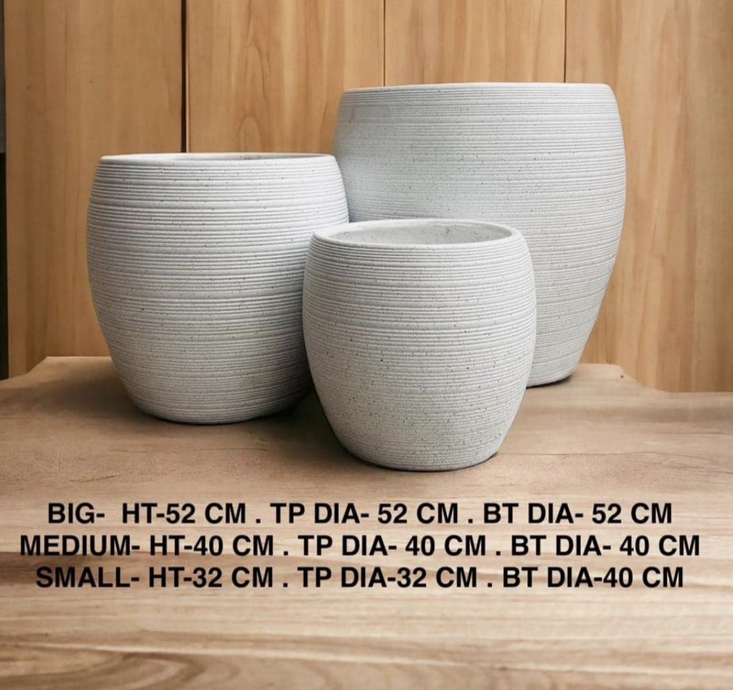 Fiber Pots Set — Pots And Planters for Dubai & UAE delivery | Planto.ae