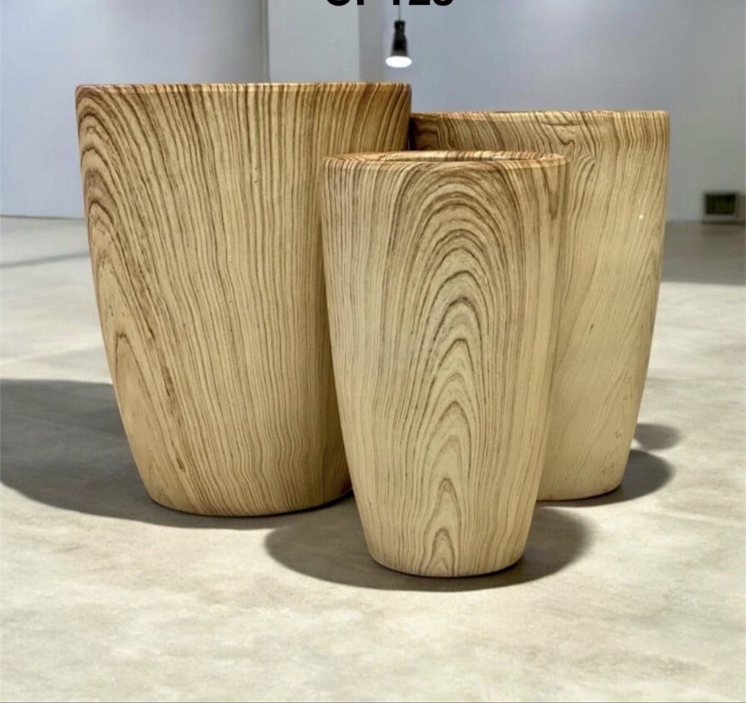 Set Of Three Ceramic Pots — Pots And Planters for Dubai & UAE delivery | Planto.ae